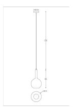 Подвесной светильник Arte Lamp Gala A2720SP-1SG