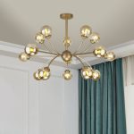 Люстра на штанге Eurosvet Astro 30180 матовое золото