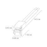 Коннектор для ввода питания Arte Lamp Strip-accessories A30-05-1CCT