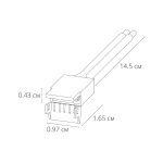 Коннектор для ввода питания Arte Lamp Strip-accessories A30-08-1CCT