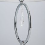 Настольная лампа Eurosvet Madera 01055/1 хром/прозрачный хрусталь Strotskis