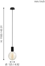 Подвесной светильник Eglo Pozueta 98661