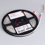 Светодиодная герметичная лента Arlight RTW-SE-A60-8mm 24V Warm2700 (4.8 W/m, IP65, 2835, 5m) 055407