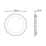 Встраиваемый светодиодный светильник Gauss 939111109