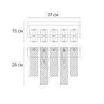 Настенный светильник Arte Lamp Denebola A4074AP-2CC