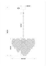 Подвесная люстра Arte Lamp Mallika A4077LM-6GO