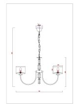Подвесная люстра Arte Lamp Attore A4092LM-5CC