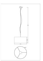 Подвесной светильник Arte Lamp Coppa A4095SP-3GY