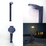 Ландшафтный светильник Elvan PJ-1511/1-8.3W-WW-Gr