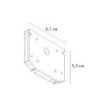 Заглушка для магнитного шинопровода Arte Lamp Linea-Accessories A484206E