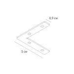 Коннектор угловой для шинопровода Arte Lamp Linea-accessories A484405L