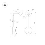 Бра Arlight SP-OTTORI-LONG-WALL-6W Warm3000 051024