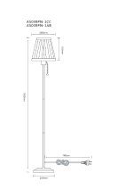 Торшер Arte Lamp Marriot A5039PN-1CC