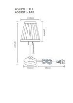 Настольная лампа Arte Lamp Marriot A5039TL-1CC