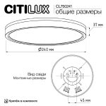Настенно-потолочный светильник Citilux Etalon CL750241