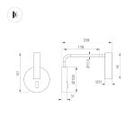 Бра Arlight SP-VERDI-LONG-WALL-3W Warm3000 051666