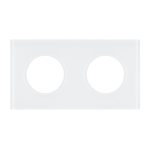 Рамка стеклянная на 2 поста Arlight FRM-GLARE-GC-2-WH 043835