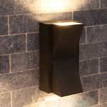 Уличный настенный светильник Arte Lamp Gunter A6306AL-2BK