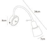 Бра Arte Lamp Lettura A7009AP-1BK