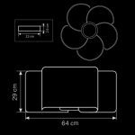 Потолочная люстра Lightstar Pittore 811052