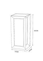 Уличный настенный светильник Arte Lamp Ulysses A8130AL-1BK