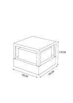 Уличный настенный светильник Arte Lamp Ulysses A8712AL-1BK