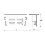 Блок питания Gauss Basic 15Вт DC12 IP20 BT500