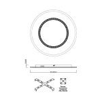 Потолочная люстра Sonex Cosmo 7663/44L