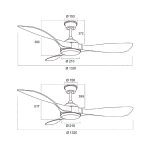 Люстра-вентилятор Sonex Storm 7701/24L