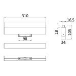 Трековый светильник Maytoni Technical BASIS TR013-2-20W3K-W