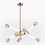 Люстра на штанге Odeon Light Kliff 5426/54CL