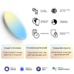 Накладной светодиодный светильник Gauss Smart Home 2050112