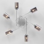 Накладная люстра Eurosvet 30167/6 хром