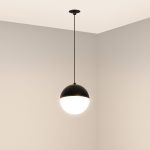 Подвесной светильник Arlight SP-EMISFERO-HANG-BUILT-R150-11W Day4000 (BK, 170 deg, 230V) 056591