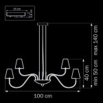 Подвесная люстра Lightstar Diafano 758164