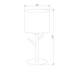 Настольная лампа TK Lighting 5571 Albero White