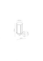 Настенный светильник ARTE Lamp A1036AL-1BK