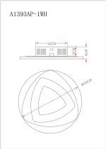 Потолочный светильник ARTE Lamp A1393AP-1WH