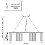 Подвесная люстра Lightstar Roma 718123