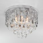 Подвесная люстра Eurosvet Lianna 10123/6 хром/прозрачный хрусталь Strotskis Smart (10114/6)