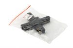 Коннектор Х-образный Denkirs DK Track Black TR1104-BK