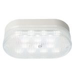 Настенно-потолочный светильник Feron 51511 Светодиодный светильник серии TR ЖКХ Овал 12Вт, 4000К, призма, IP53