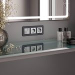 Рамка из стекла на 3 поста Werkel Elite графит 4690389180774 W0032440