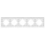 Рамка на 5 постов пластиковая Arlight FRM-PERIO-PL-5-WH 049762