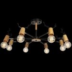 Люстра на штанге Loft IT Sven 10024/8 Black