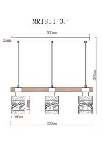 Подвесной светильник MyFar Olivia MR1831-3P