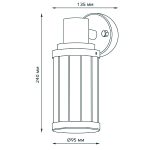 Уличный настенный светильник Gauss Vega GD022