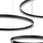 Подвесной светодиодный светильник Indigo Galass 14001/3P Black V000032L