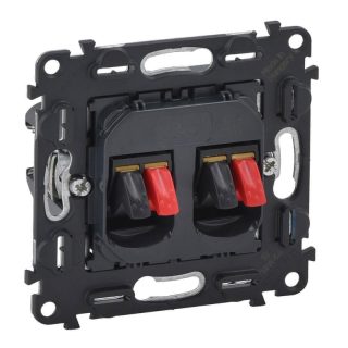 Акустическая розетка двойная Legrand Valena Мех In Matic 753078