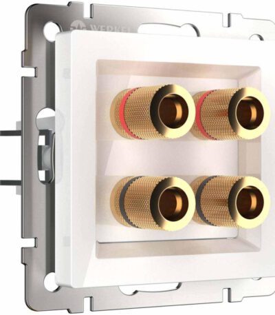 Акустическая розетка Werkel белая W1185001 4690389155536